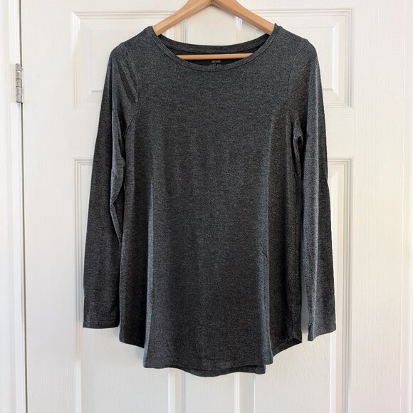 aerie Just Add Leggings long sleeve T shirt grey size small - Picture 1 of 10